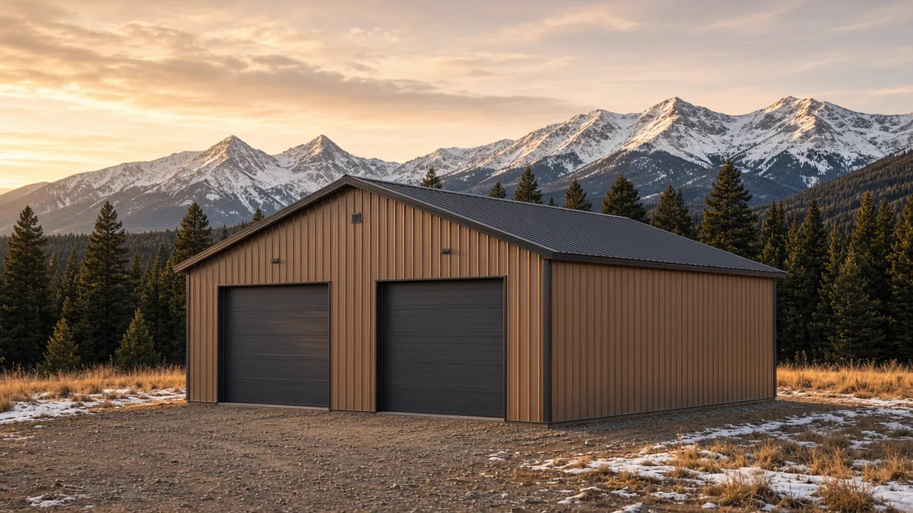 Design inspiration: metal shop with wide vehicle doors